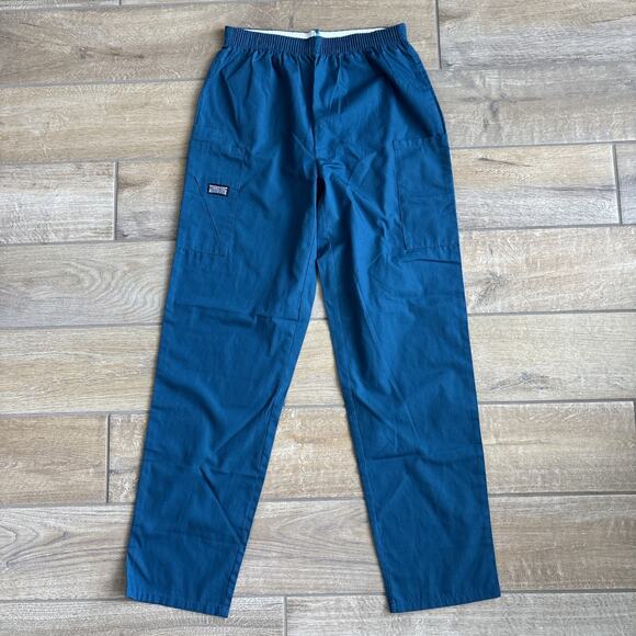 Cherokee Pants - Cherokee Workwear Womens XS Elastic Waist Utility Scrub Pant 4200 Caribbean Blue